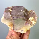 Natural Purple Pattern Fluorite, Mineral Specimen:Guizhou,China (90*70*40MM) - image 4