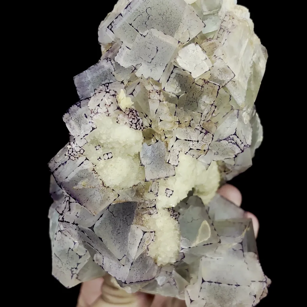 Natural Purple Pattern Fluorite Mineral Specimen,High Quality Specimen,GUIZHOU,CHINA(122*88*80mm) - image 3