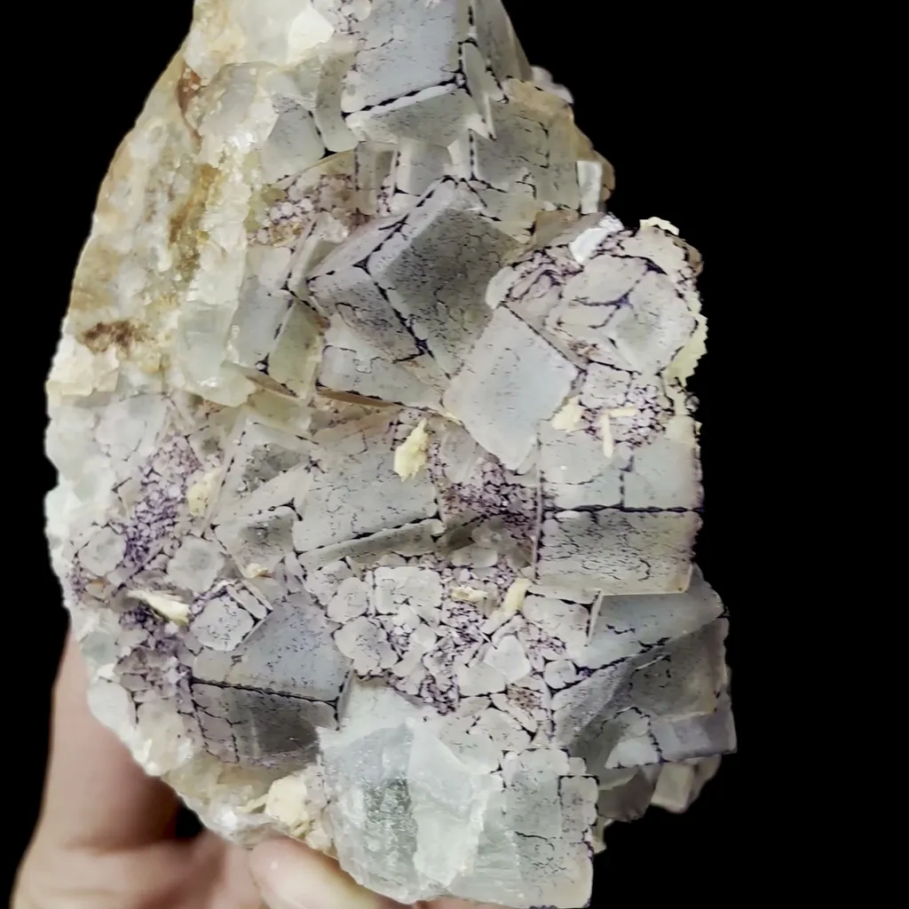 Natural Purple Pattern Fluorite Mineral Specimen,High Quality Specimen,GUIZHOU,CHINA(122*88*80mm) - image 2