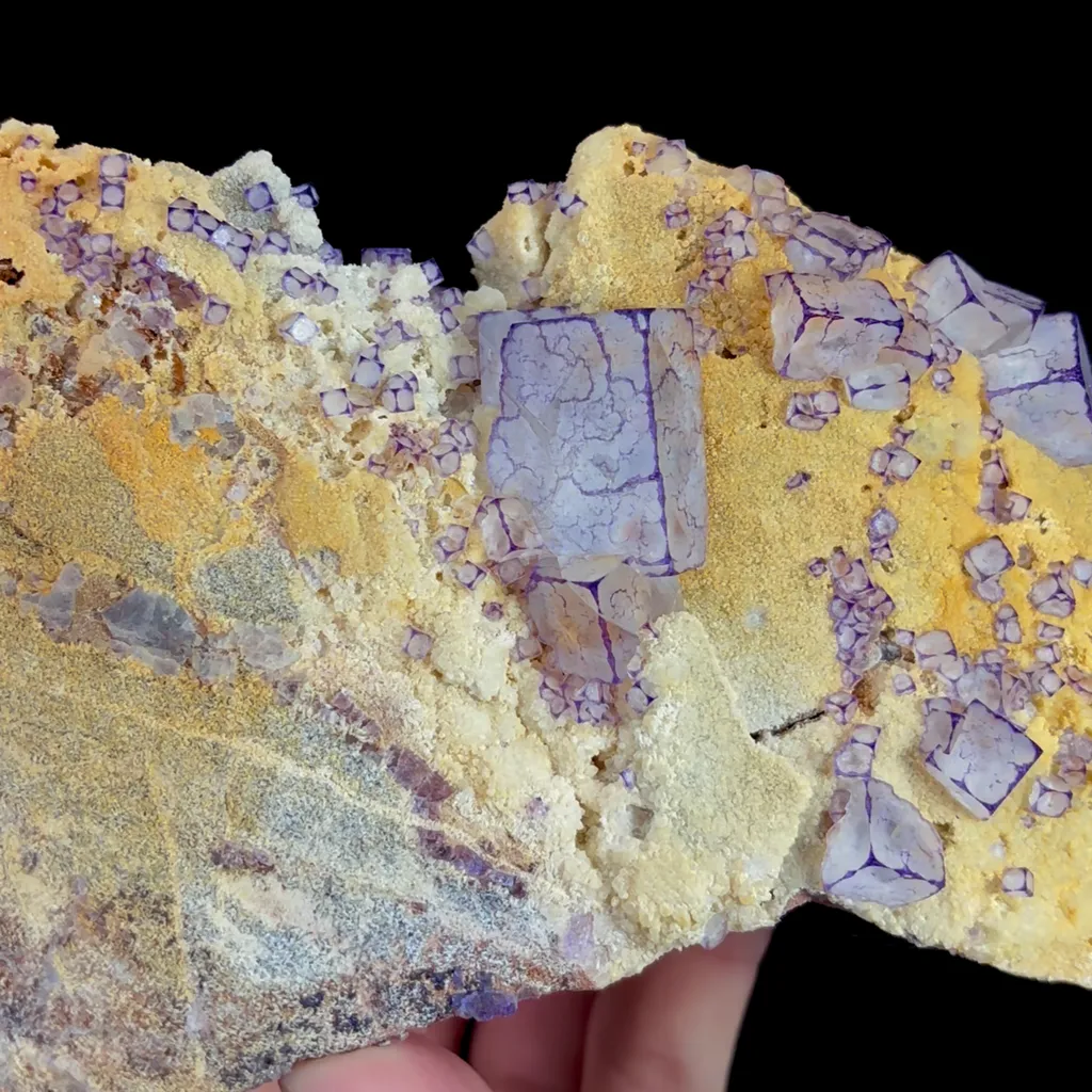Natural Purple Pattern Fluorite Mineral Specimen,High Quality Specimen,GUIZHOU,CHINA(145*90*54mm) - image 3