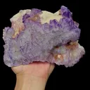 Natural Purple Pattern Fluorite Mineral Specimen,High Quality Specimen,GUIZHOU,CHINA(170*120*50mm) - image 1