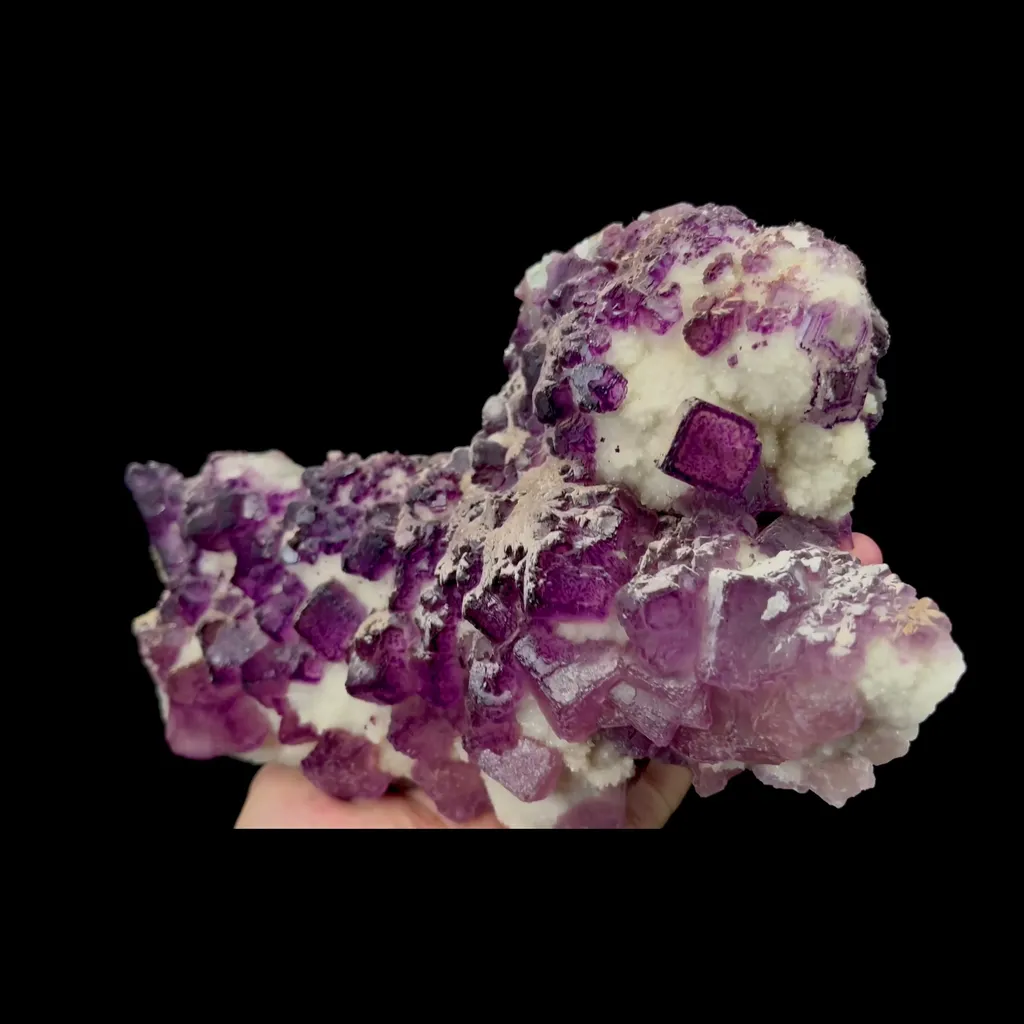 Natural Purple Pattern Fluorite Mineral Specimen,High Quality Specimen,GUIZHOU,CHINA(210*132*56mm) - image 3