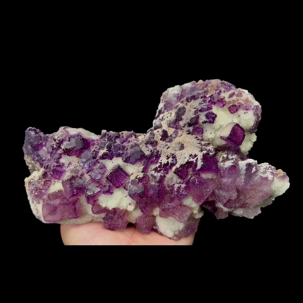 Natural Purple Pattern Fluorite Mineral Specimen,High Quality Specimen,GUIZHOU,CHINA(210*132*56mm) - image 4