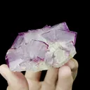 Natural Purple Pattern Fluorite Mineral Specimen,High Quality Specimen,GUIZHOU,CHINA(65*70*35mm) - image 2