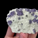 Natural Purple Pattern Fluorite Mineral Specimen,High Quality Specimen,GUIZHOU,CHINA(85*47*25mm) - image 4