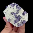 Natural Purple Pattern Fluorite Mineral Specimen,High Quality Specimen,GUIZHOU,CHINA(85*47*25mm) - image 3