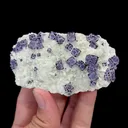 Natural Purple Pattern Fluorite Mineral Specimen,High Quality Specimen,GUIZHOU,CHINA(85*47*25mm) - image 5