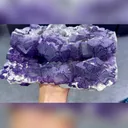 Natural Purple Patterned Fluorite comes from Guizhou,China 230*120*100MM - image 2