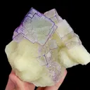 Natural Purple Patterned Fluorite, Mineral Specimen:Guizhou,China (110*105*70MM) - image 6