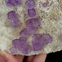Natural Purple Patterned Fluorite, Mineral Specimen:Guizhou,China (145*95*35MM) - image 3