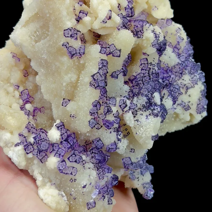 Natural Purple Patterned Fluorite, Mineral Specimen:Guizhou,China (160*135*65MM) - image 3