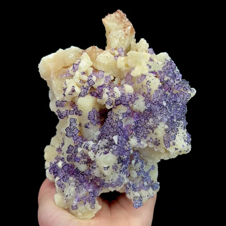 Natural Purple Patterned Fluorite, Mineral Specimen:Guizhou,China (160*135*65MM) - image 5