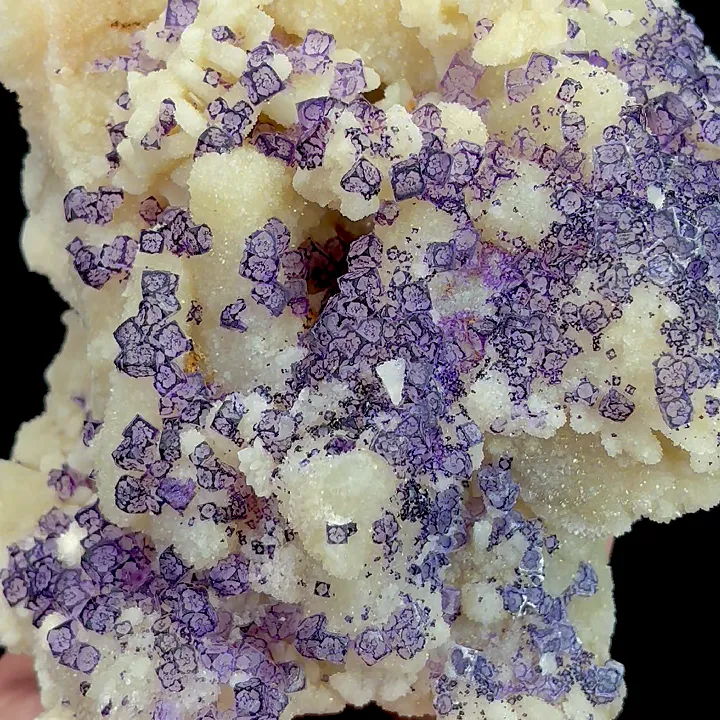 Natural Purple Patterned Fluorite, Mineral Specimen:Guizhou,China (160*135*65MM) - image 4