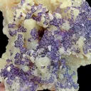 Natural Purple Patterned Fluorite, Mineral Specimen:Guizhou,China (160*135*65MM) - image 4