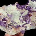Natural Purple Patterned Fluorite, Mineral Specimen:Guizhou,China (170*70*95MM) - image 3
