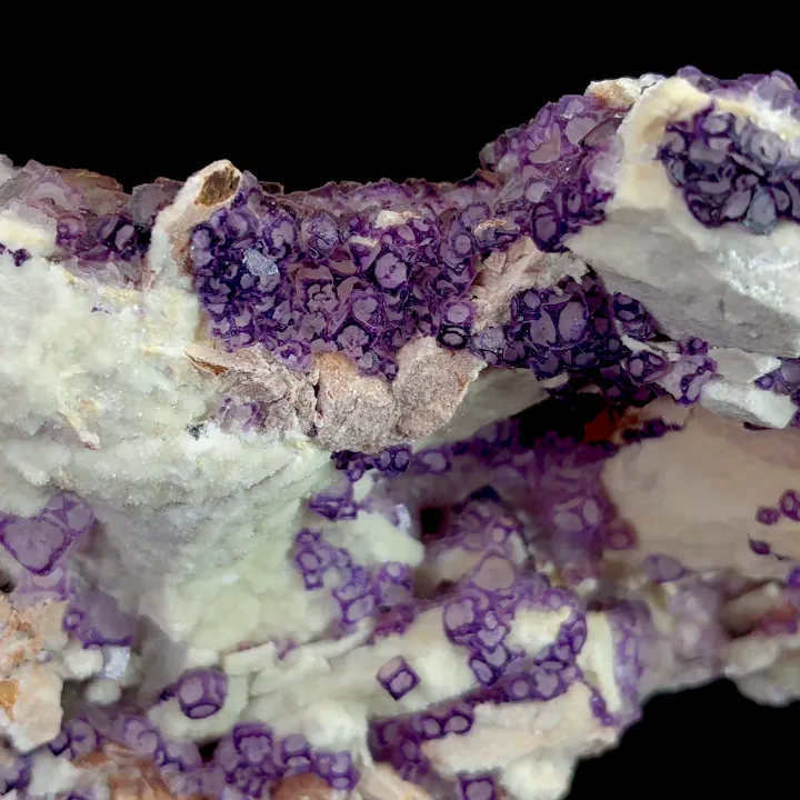 Natural Purple Patterned Fluorite, Mineral Specimen:Guizhou,China (170*70*95MM) - image 2