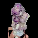 Natural Purple Phantom Cube Fluorite, Mineral Specimen:Yaogangxian,Hunan (45*70*35MM) - image 4