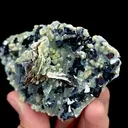 Natural Purple Phantom Fluorite and Arsenopyrite, Mineral Specimen: Inner Mongolia,China (85*50*25MM) - image 4