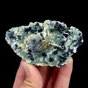 Natural Purple Phantom Fluorite and Arsenopyrite, Mineral Specimen: Inner Mongolia,China (85*50*25MM) - image 5
