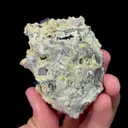 Natural Purple Phantom Fluorite and Arsenopyrite Mineral Specimen,High Quality Specimen,YAO GANG XIAN,HUNAN,CHINA(56*45*68mm) - image 4