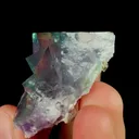 Natural Purple Phantom Fluorite and Arsenopyrite, Mineral Specimen:Yaogangxian,Hunan (25*30*20MM) - image 3