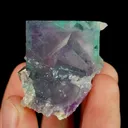 Natural Purple Phantom Fluorite and Arsenopyrite, Mineral Specimen:Yaogangxian,Hunan (25*30*20MM) - image 4
