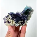 Natural Purple Phantom Fluorite and Calcite, Mineral Specimen: Inner Mongolia,China (100*45*25MM) - image 5