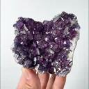 Natural Purple Phantom Fluorite and Calcite, Mineral Specimen: Inner Mongolia,China (85*80*30MM) - image 2