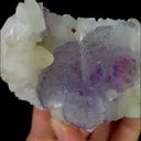 Natural Purple Phantom Fluorite and Calcite, Mineral Specimen: Shangbao,Hunan (90*60*35MM) - image 3