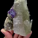 Natural Purple Phantom Fluorite and Calcite Mineral Specimen,High Quality Specimen,YAO GANG XIAN,HUNAN,CHINA(53*70*94mm) - image 2