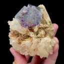 Natural Purple Phantom Fluorite and Calcite Mineral Specimen,High Quality Specimen,YAO GANG XIAN,HUNAN,CHINA(75*70*50mm) - image 4