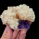 Natural Purple Phantom Fluorite and Calcite Mineral Specimen,High Quality Specimen,YAO GANG XIAN,HUNAN,CHINA(75*70*50mm) - image 2
