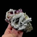 Natural Purple Phantom Fluorite and Calcite Mineral Specimen,High Quality Specimen,YINDU,INNER MONGOLIA,CHINA(110*80*55mm) - image 4