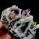 Natural Purple Phantom Fluorite and Calcite Mineral Specimen,High Quality Specimen,YINDU,INNER MONGOLIA,CHINA(110*80*55mm) - image 3