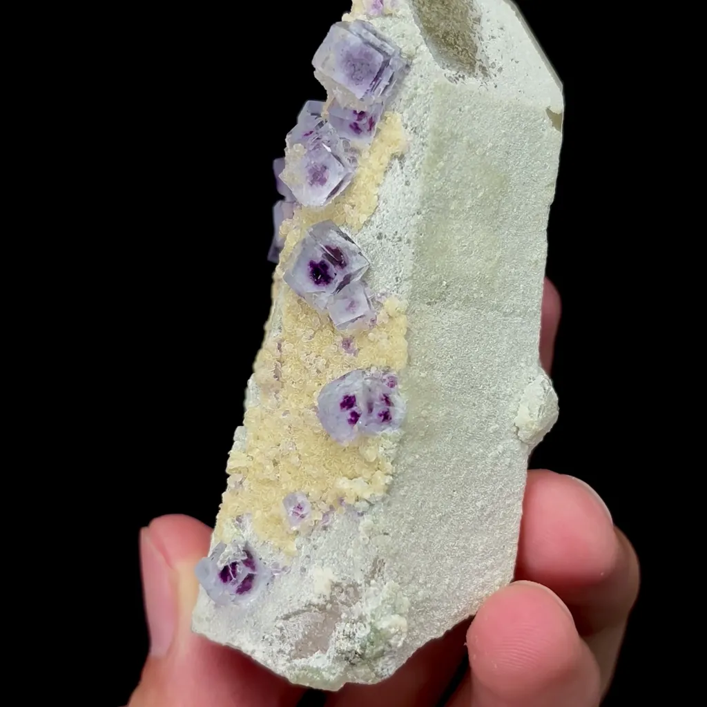 Natural Purple Phantom Fluorite and Crystal Mineral Specimen,High Quality Specimen,YAO GANG XIAN,HUNAN,CHINA(36*33*79mm) - image 2