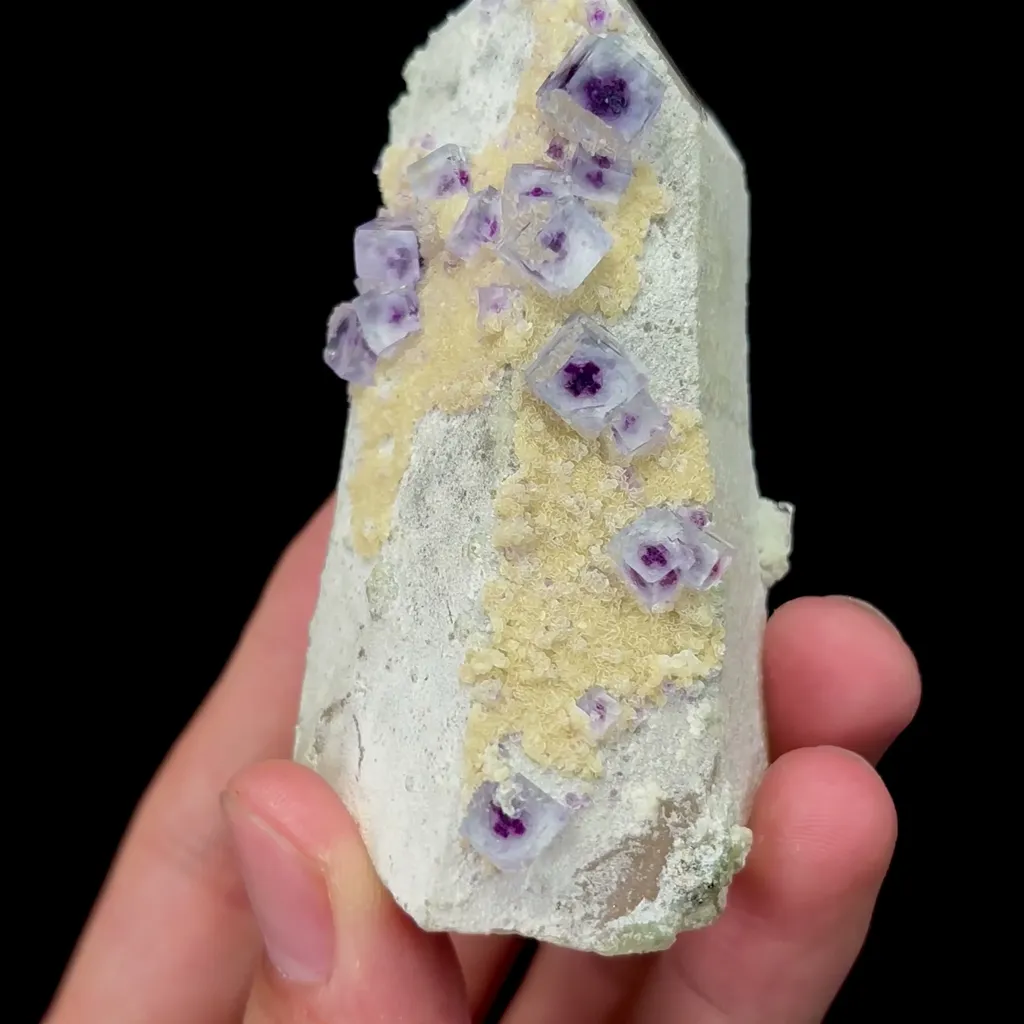 Natural Purple Phantom Fluorite and Crystal Mineral Specimen,High Quality Specimen,YAO GANG XIAN,HUNAN,CHINA(36*33*79mm) - image 3