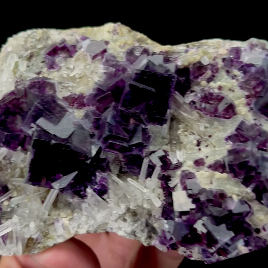 Natural Purple Phantom Fluorite and Crystal Mineral Specimen,High Quality Specimen,YINDU,INNER MONGOLIA,CHINA(143*80*40mm) - image 3