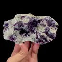 Natural Purple Phantom Fluorite and Crystal Mineral Specimen,High Quality Specimen,YINDU,INNER MONGOLIA,CHINA(143*80*40mm) - image 1