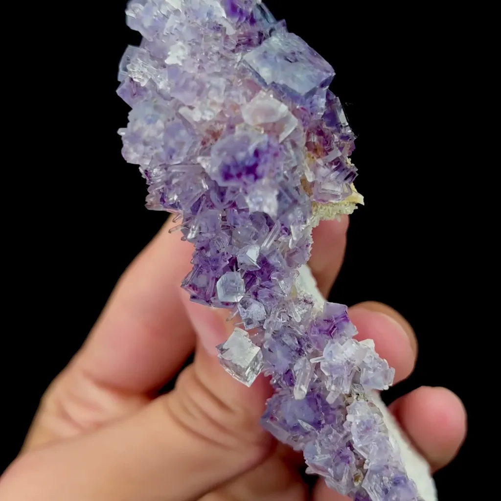 Natural Purple Phantom Fluorite and Crystal Mineral Specimen,High Quality Specimen,YINDU,INNER MONGOLIA,CHINA(55*32*108mm) - image 3