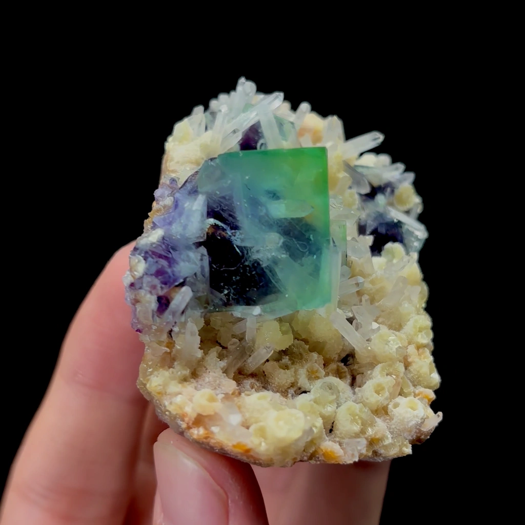 Natural Purple Phantom Fluorite and Crystal Mineral Specimen,High Quality Specimen,YINDU,INNER MONGOLIA,CHINA(61*47*38mm) - image 3