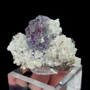 Natural Purple Phantom Fluorite and Dolomite, Mineral Specimen: Yaogangxian,Hunan (50*35*20MM) - image 2