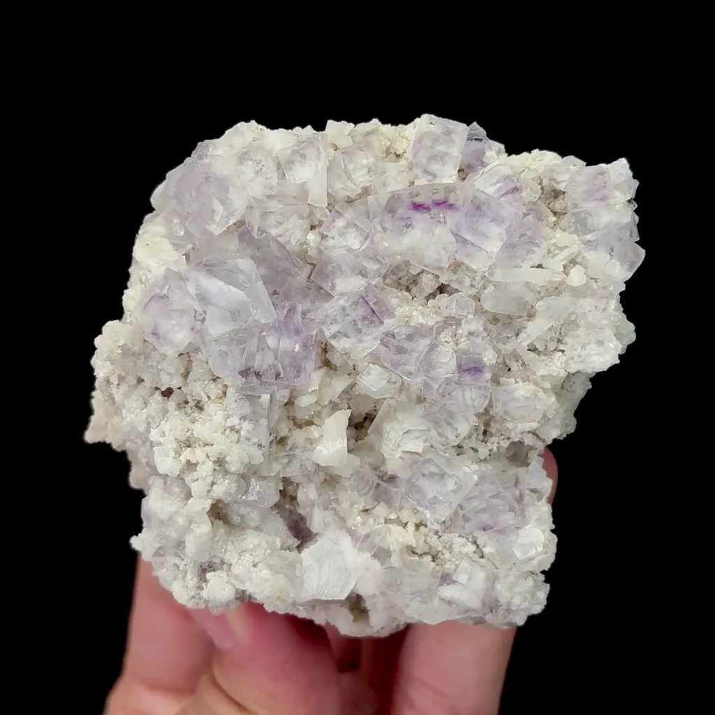 Natural Purple Phantom Fluorite and Dolomite Mineral Specimen,High Quality Specimen,SHANGBAO,HUNAN,CHINA(65*70*35mm) - image 4