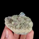 Natural Purple Phantom Fluorite and Dolomite, Mineral Specimen:Shangbao,Hunan (60*55*20MM) - image 3