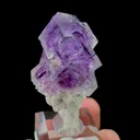 Natural Purple Phantom Fluorite and Dolomite, Mineral Specimen:Yaogangxian,Hunan (30*30*50MM) - image 2