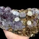 Natural Purple Phantom Fluorite and Magnetite, Mineral Specimen: Inner Mongolia,China (160*95*40MM) - image 3