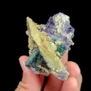 Natural Purple Phantom Fluorite and Magnetite, Mineral Specimen: Inner Mongolia,China (80*40*55MM) - image 2