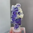 Natural Purple Phantom Fluorite and Mica coexist comes from Yindu,Inner Mongolia 25*15*45MM - image 1