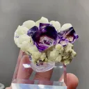 Natural Purple Phantom Fluorite and Mica coexist comes from Yindu，Inner Mongolia 50*30*25MM - image 1