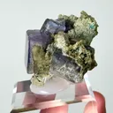 Natural Purple Phantom Fluorite and Mica, Mineral Specimen: Inner Mongolia,China (40*30*35MM) - image 3
