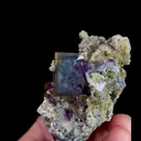 Natural Purple Phantom Fluorite and Mica, Mineral Specimen: Inner Mongolia,China (45*75*35MM) - image 5